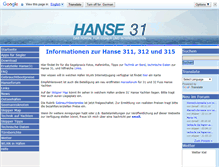 Tablet Screenshot of hanse31.de